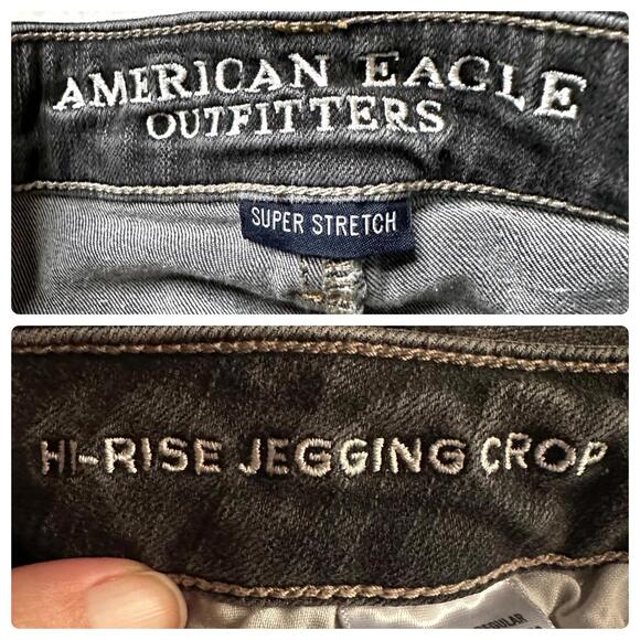 American Eagle High-Rise Jegging Crop Jeans Women’s 8 - Picture 7 of 9
